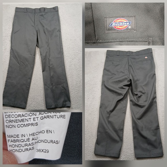 Dickies Other - Dickies Men's 38x29 Gray Work Pants Original Fit 874 Style